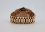 Rolex Day-Date 40 Rose Gold Olive Green Roman Dial & Fluted Bezel President Bracelet 228235 - - 图片 9