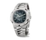 41mm Blue Gradiant Travel Time Chrono Dial Stainless Steel Bracelet - 图片 3
