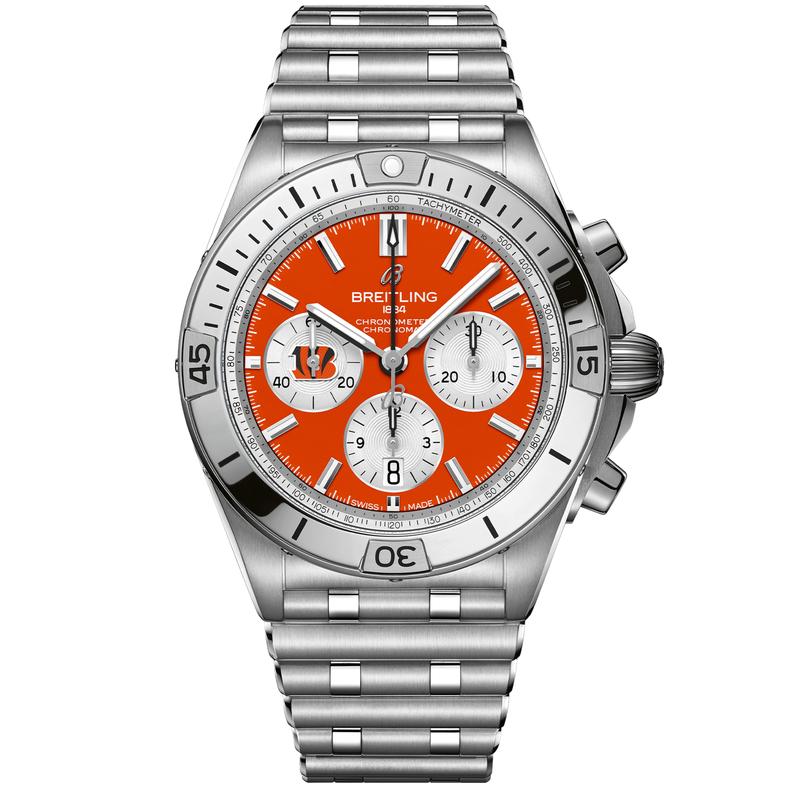 Chronomat_B0142_AB01342B1O1A1_STEEL_CINCINNATI_BENGALS_DIGITAL-scaled-1.png Chronomat B01 42 NFL Cincinnati Bengals Edition AB01342B1O1A1 - 图片 1