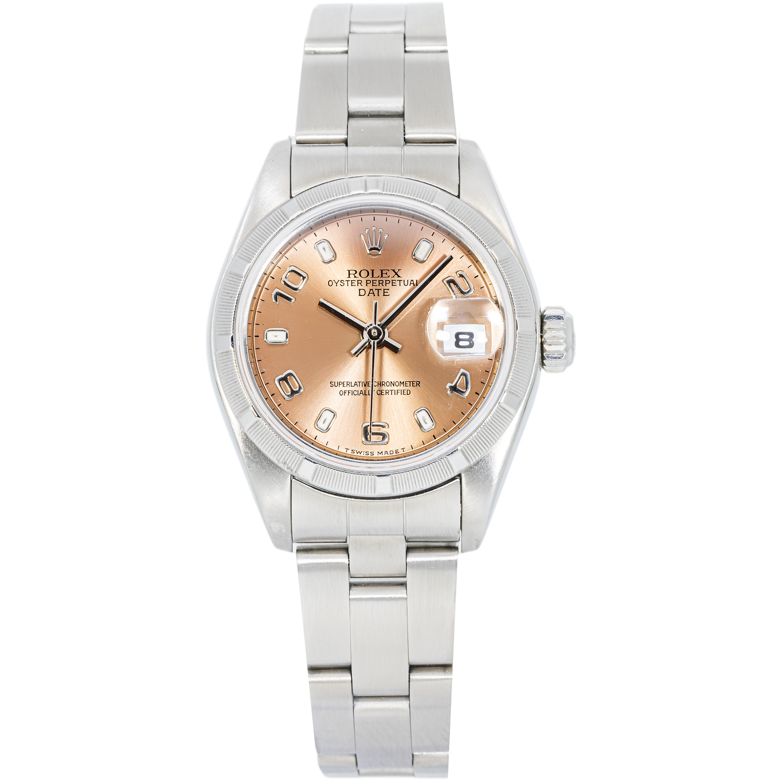 IMG_7357.png Rolex Oyster Perpetual Date 79170 26mm Pink Arabic Dial - 图片 1