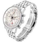 Breitling Navitimer World GMT A24322 Silver Dial Steel Mens Watch - 图片 4