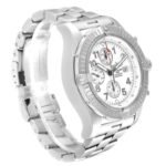 Breitling Super Avenger A13370 White Dial Chronograph Steel Mens Watch - Image 3