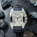 Cartier Santos Galbée W20090X8 29mm Dial with Leather Strap - 图片 5