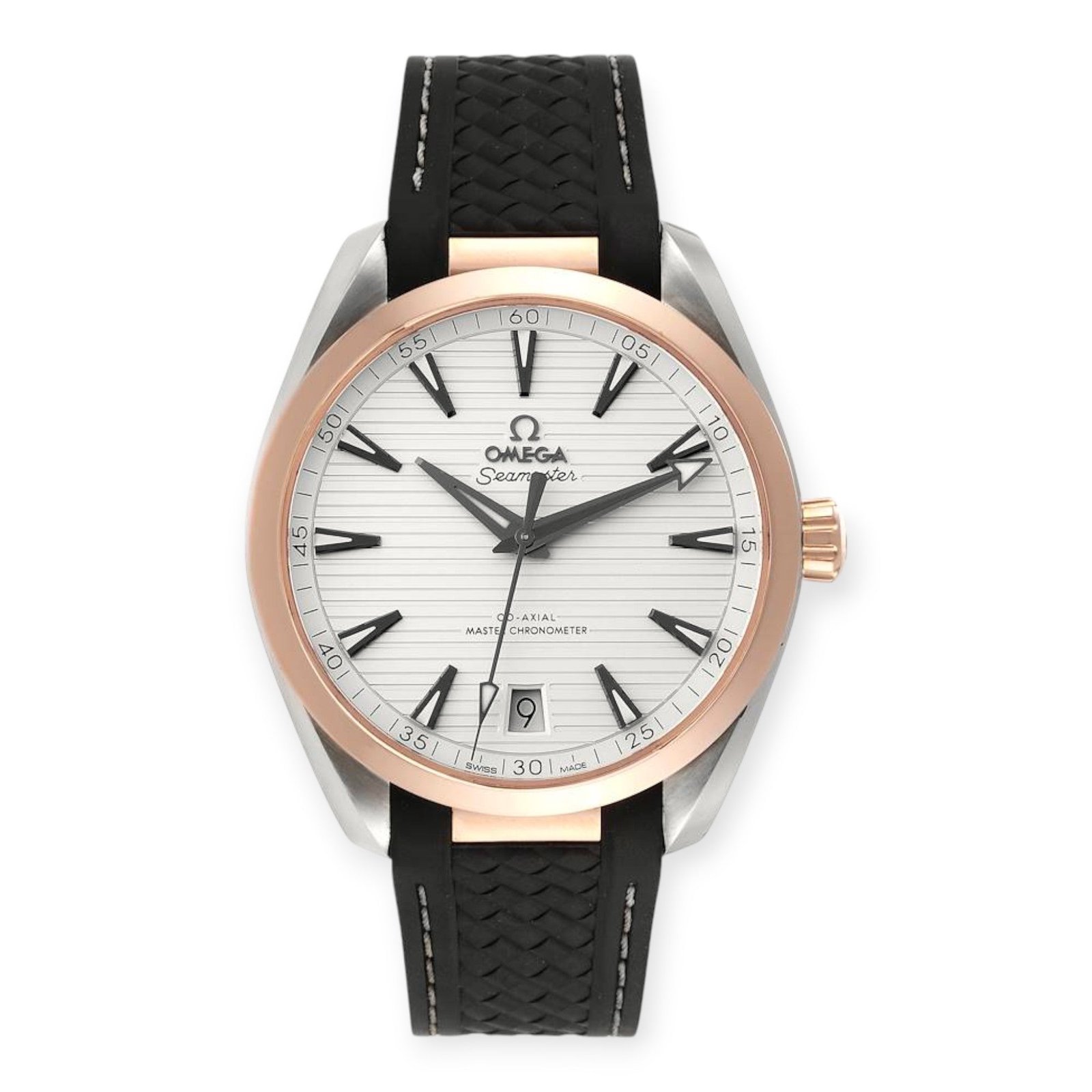 Pre-Owned-Omega-Seamaster-Aqua-Terra-220_22_41_21_02_001-Steel-Rose-Gold-Watch-JD-Watches-NY.jpg Omega Seamaster Aqua Terra 220.22.41.21.02.001 Steel Rose Gold Watch - Image 1