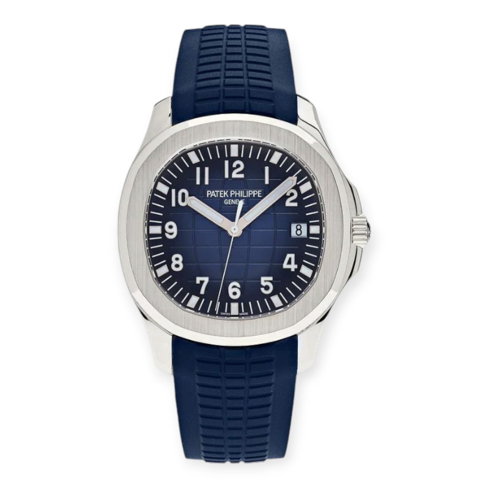 Pre-Owned-Patek-Philippe-Aquanaut-5168G-42_2MM-Blue-Dial-With-Blue-Composite-Strap-JD-Watches-NY.jpg Patek Philippe Aquanaut 5168G 42.2MM Blue Dial With Blue Composite Strap - Image 1