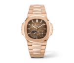 Patek Philippe Nautilus 5712-1R-001 40MM Sunburst Brown Dial With Rose Gold Bracelet