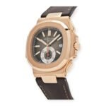 Patek Philippe Nautilus 5980R 40.5MM Black-Brown Dial With Leather Bracelet - 图片 3