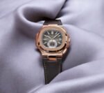 Patek Philippe Nautilus 5980R 40.5MM Black-Brown Dial With Leather Bracelet - 图片 5