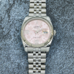 Rolex Datejust 36 116234 – Pink Floral Motif Arabic Dial, White Gold Fluted Bezel - 图片 6