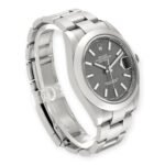 Rolex Datejust 41 Slate Dial 126300 Smooth Bezel Steel Mens Watch - 图片 5