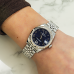 Rolex Ladies Stainless Steel and White Gold 31mm Datejust 178344 with Diamond Bezel - Image 6