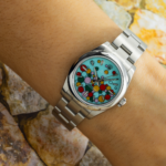 Rolex Stainless Steel Oyster 177200 Perpetual 31mm with "Custom Celebration Dial" with Oyster Bracelet - Image 5
