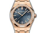 34mm 18k Rose Gold Diamond Bezel Blue Dial Automatic - 图片 2